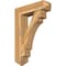 Ekena Millwork Merced Arts and Crafts Rough Sawn Bracket w/ Offset Brace, Western Red Cedar, 8"W x 30"D x 42"H BKT0806X30X42MRC03RWR - alternate 1